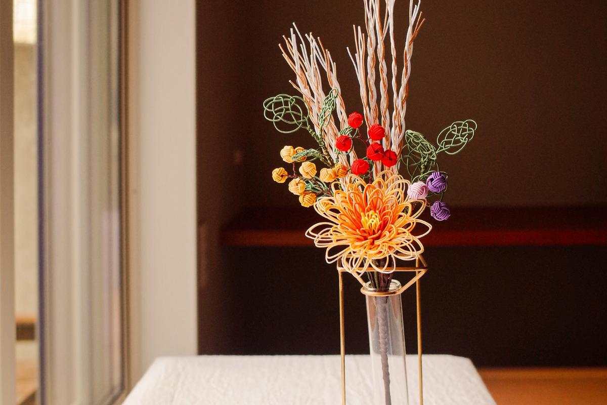 秋の一輪「みのりのとき」